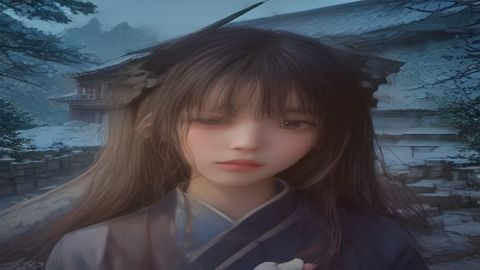 禁书网学术资料使用场景，研究者在电脑前查阅冷门学术文献，书桌上摆放笔记本